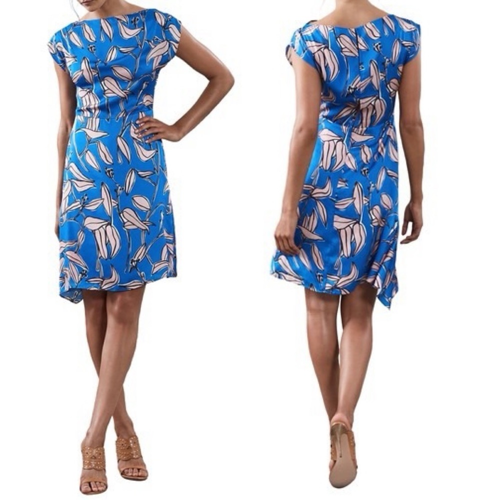 Reiss Sarah Floral Print Shift Dress